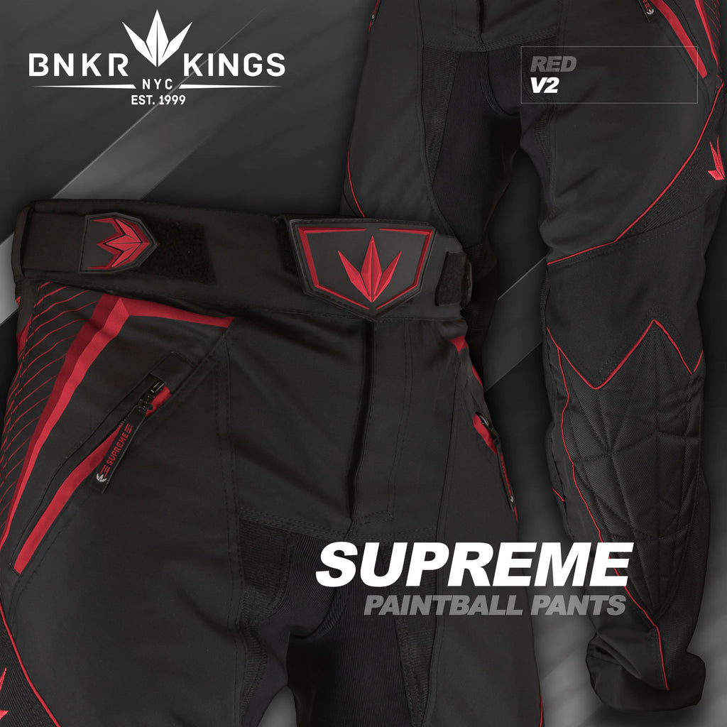 BUNKERKINGS V2 SUPREME PANTS - ROUGE