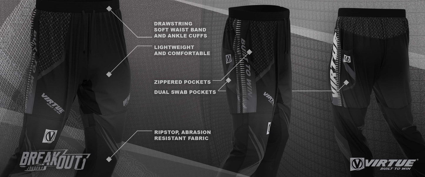Virtue Breakout Jogger - Bullets Black