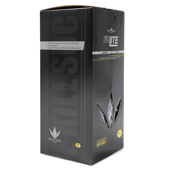 Bunkerkings FN Lite Air Bottle Only - 90ci 4500psi - Black Joker Skull - Bouteille d'air comprimé 1,47L