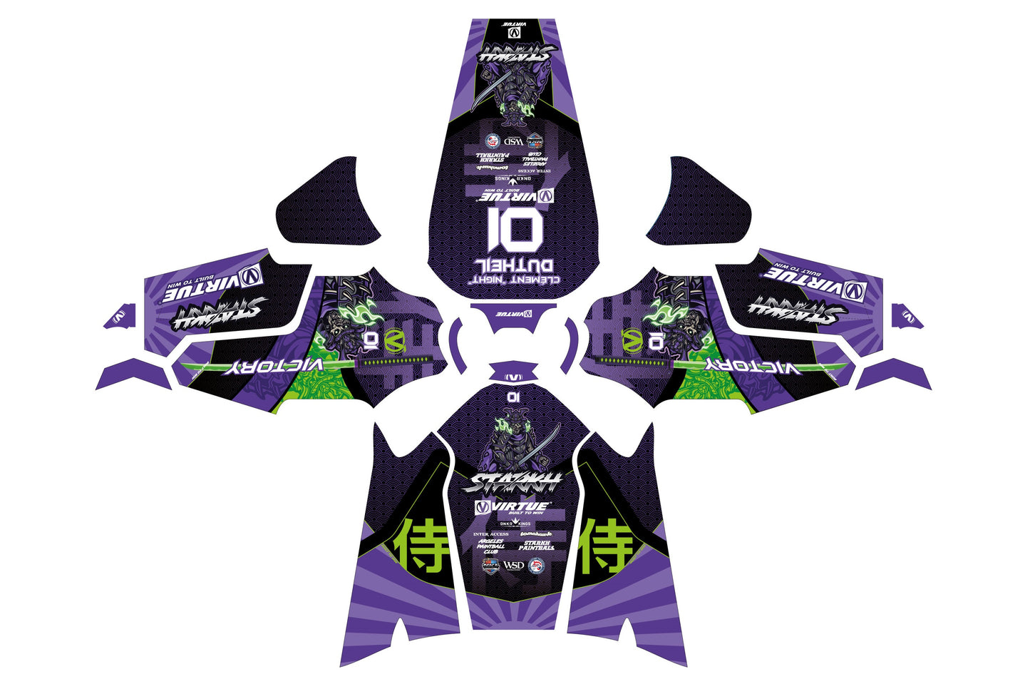 Jersey paintball VIRTUE Team Starkh Edition 2023 (PRECOMMANDE)