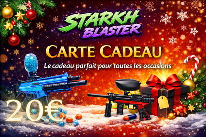 Carte cadeau Starkh Blaster - Paintball (valable sur tout le site)