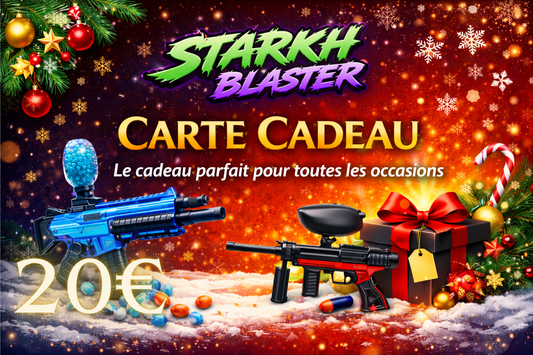 Carte cadeau Starkh Blaster - Paintball (valable sur tout le site)