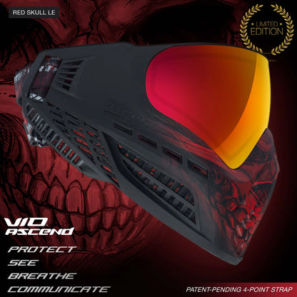 VIO ASCEND GOGGLE - RED SKULL LE