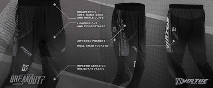 Virtue Breakout Jogger - Bullets Black