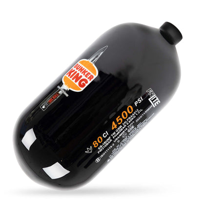 Bunkerkings FN Lite Air Bottle Only - 80ci 4500psi - Black BK Knife - Bouteille d'air comprimé 1,3L
