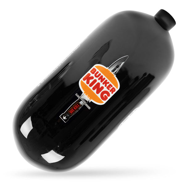Bunkerkings FN Lite Air Bottle Only - 90ci 4500psi - Black BK Knife - Bouteille d'air comprimé 1,47L