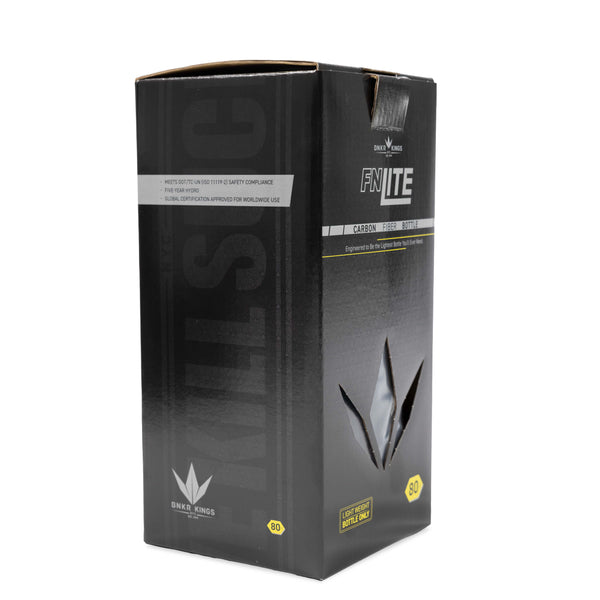 Bunkerkings FN Lite Air Bottle Only - 80ci 4500psi - Black BK Knife - Bouteille d'air comprimé 1,3L