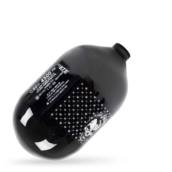 Bunkerkings FN Lite Air Bottle Only - 60ci 4500psi - Black Joker Skull - Bouteille d'air comprimé 0.98L