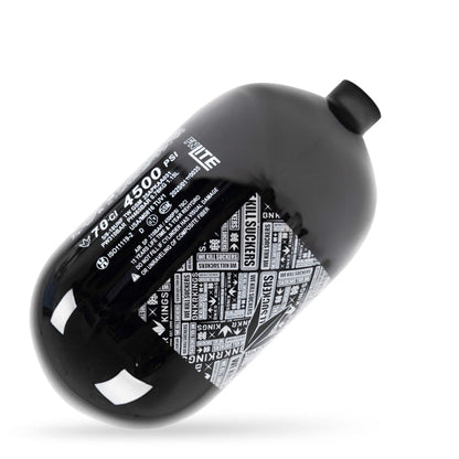 Bunkerkings FN Lite Air Bottle Only - 70ci 4500psi - Black WKS - Bouteille d'air comprimé 1,15L
